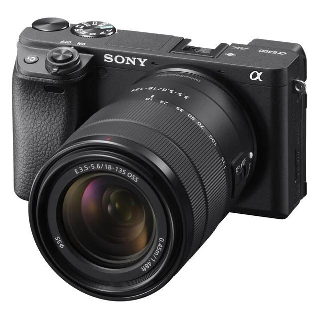 SONY Alpha ILCE-6400M APS-C Mirrorless Camera with 18-135 mm Zoom Lens Featuring Eye AF and 4K movie recording (Black)