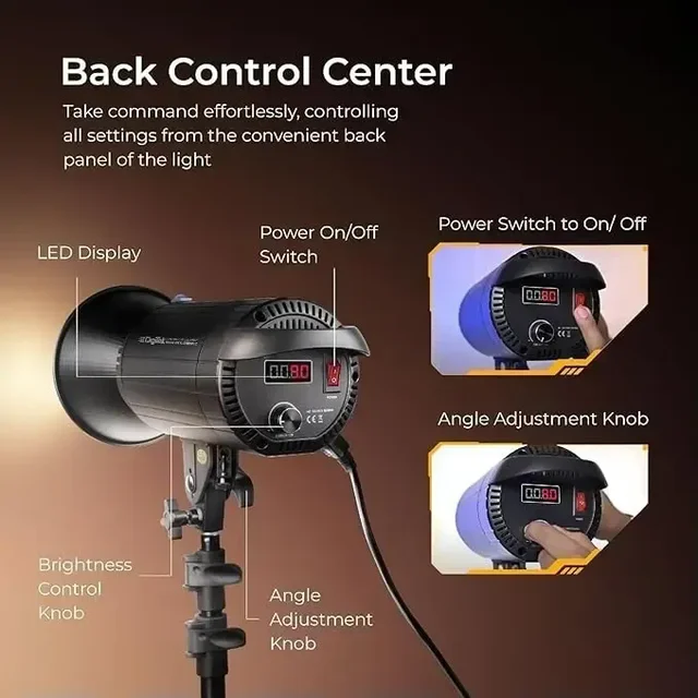 DIGITEK® Lite (DCL-250 WBC Combo) 250W Bi Color Continuous LED Light