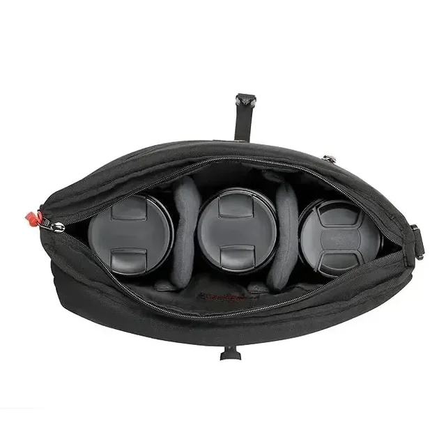 Zoom Mobius DSLR/SLR Lens Sling Bag Cum Waist Pouch|100% Waterproof Lens Bag with Adjustable Shoulder Strap|Suitable for 70-200/85mm/50mm or DSLR Camera with Kit Lens & 70-200 Len