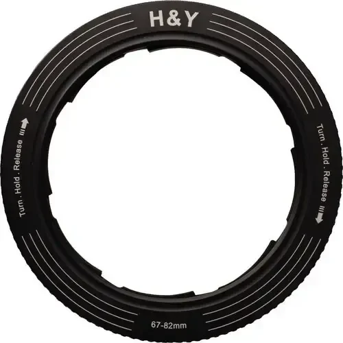 H&Y Filters REVORING 67-82mm Variable Adapter for 82mm Filters