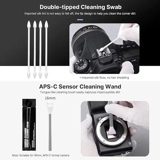 HIFFIN ULANZI Camera Cleaning Kit 9-in-1 Lens Cleaner Professional DSLR Clean Accessories Sony Canon Nikon