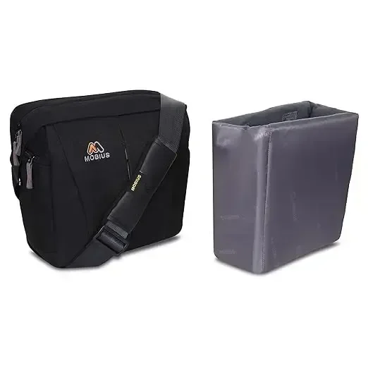 MOBIUS Lensmaker SLR/DSLR Camera Sling Bag with Kit Lens, 70-200 Lens, Tab|Outdoor Shoot Travel Camera Side Sling Bag with Adjustable Shoulder Strap|Suitable for 70-200/85mm/50mm