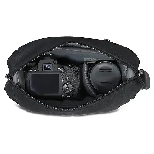 MOBIUS Lensmaker SLR/DSLR Camera Sling Bag with Kit Lens, 70-200 Lens, Tab|Outdoor Shoot Travel Camera Side Sling Bag with Adjustable Shoulder Strap|Suitable for 70-200/85mm/50mm