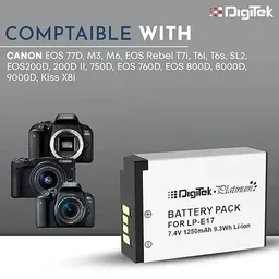 DIGITEK EXTRA POWER LP E17 BATTERY