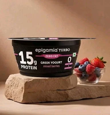epigamia Zero Fat 15g Protein Hreek Yogurt Mixed Berries Zero Added Sugar
