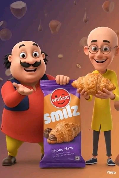 Smilz By Winkies Choco Hazelnut Creme Filled Croissant