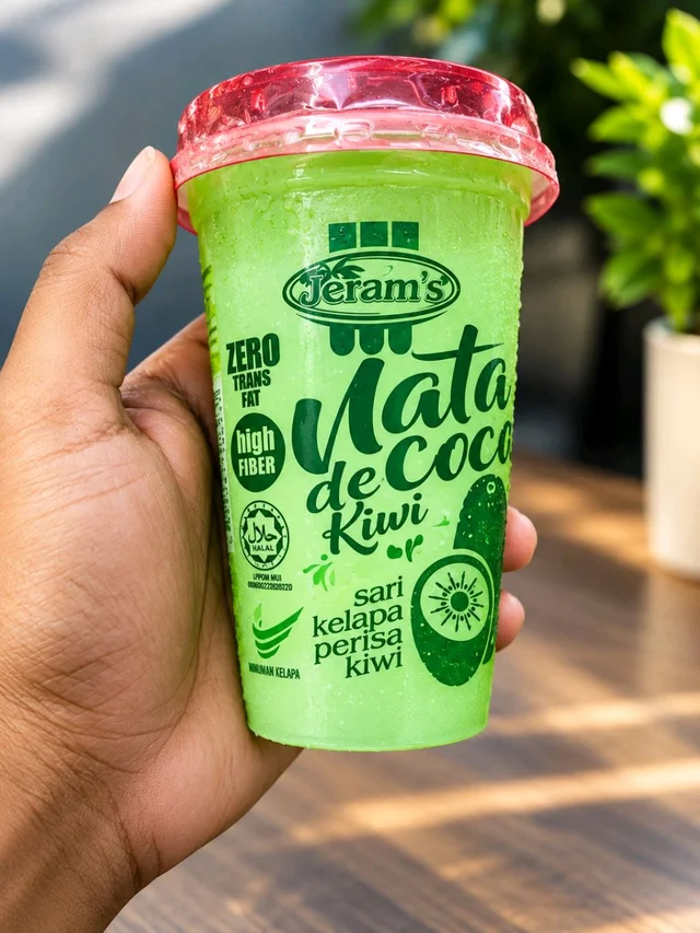 Jerams Nata De Coco Kiwi Zero Trans Fat