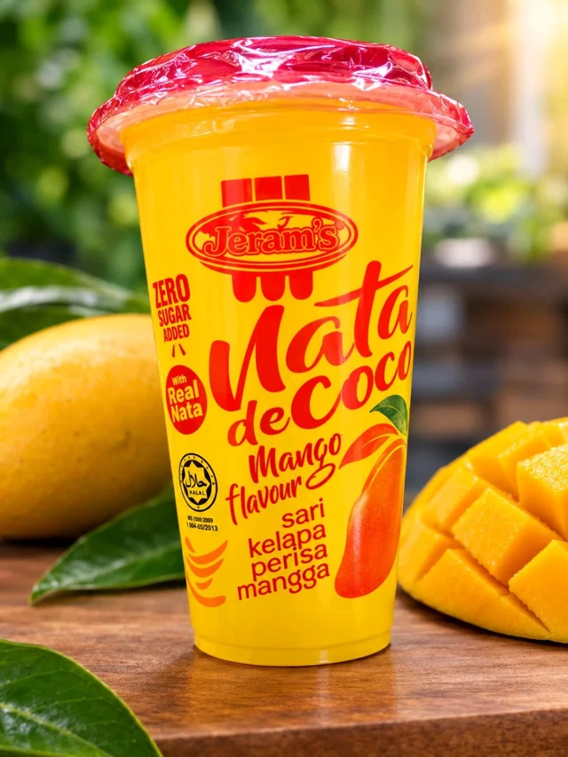 Jerams Nata De Coco Mango Flavour Zero Trans Fat
