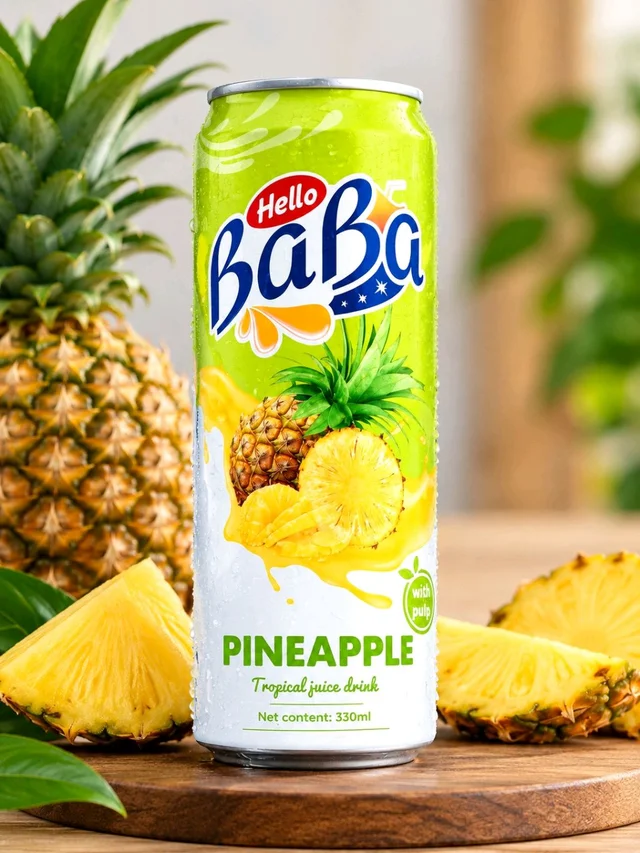 Hello Baba Pineapple Juice Drink