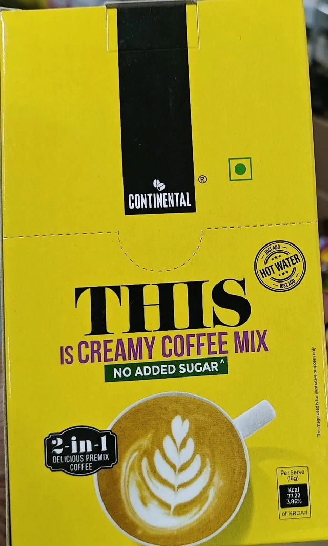 This Is Creamycoffee Mix No Added Sugar 