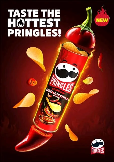 Pringles Scorchin' Red Hot Chili Flavour