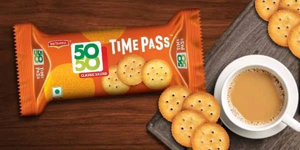 Britannia 50 50 Time Pass Classic Salted