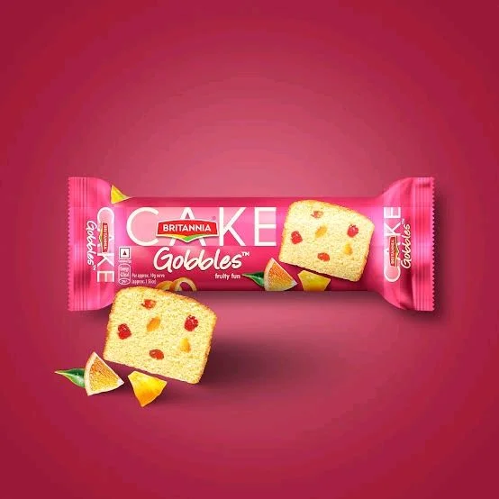 Britannia Gobbles Cake Fruity Fun