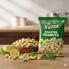 Nuttoz Roasted Peanuts Nimbu Pudina Lemon Mint 