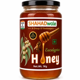 SHAHADWALE Eucalyptus Honey | Safeda Honey | Neelgiri Flora Honey | SHAHADWALE Honey - 1Kg