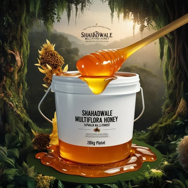 SHAHADWALE Multi Flora Honey | Shivalik Forest Honey | Himaliyan Honey - 250 Gm, Premium Quality