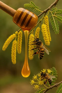 SHAHADWALE Acacia Honey | Kikar Honey | Babool Flora Honey - 1 Kg