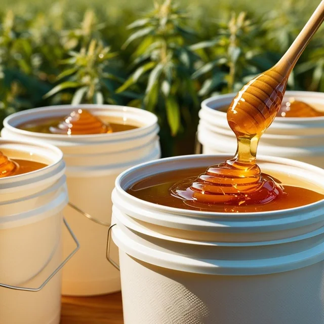 Shahadwale Buy Pure Sesame / Til Honey – Natural Honey Bulk for Brands & Wholesalers - Bucket, Sesame/Til Honey, 28 kg