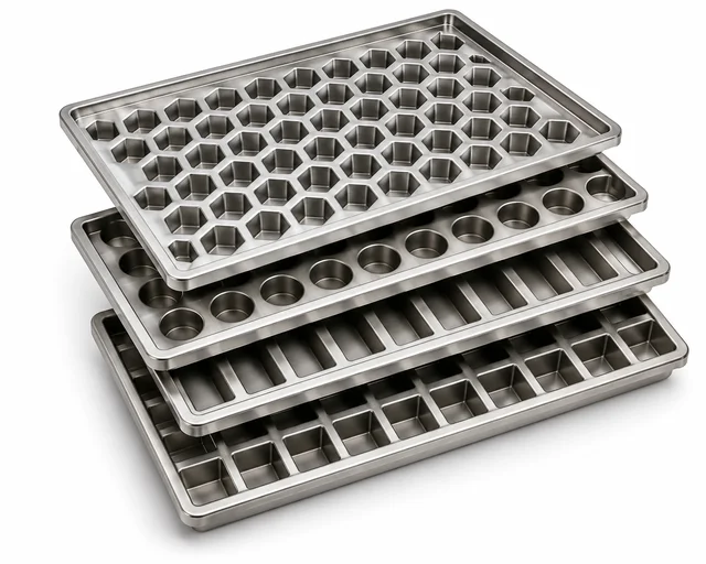 SHAHADWALE Wax Mould Trays | Food Grade Stainless Steel Beeswax Mould Trays