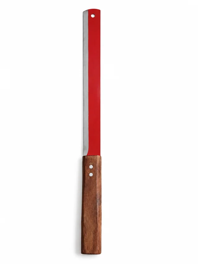 Shahadwale Beekeeping Iron Knife with Wooden Handle | Heavy-Duty Hive & Honeycomb Knife - MS