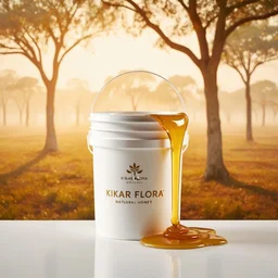 SHAHADWALE Acacia Honey | Kikar Honey | Babool Flora Honey - Bulk for Brands & Wholesalers - Bucket, Acacia / Kikar honey, 28 kg, 29kg