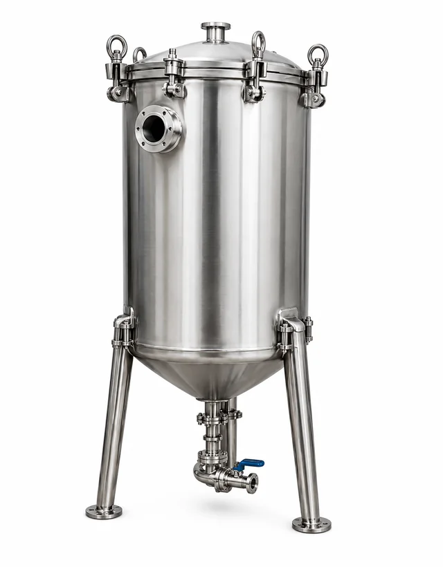 SHAHADWALE Primary Honey Filter | SS 304 Honey Filtration Tank | Industrial Honey Filter Manufacturer