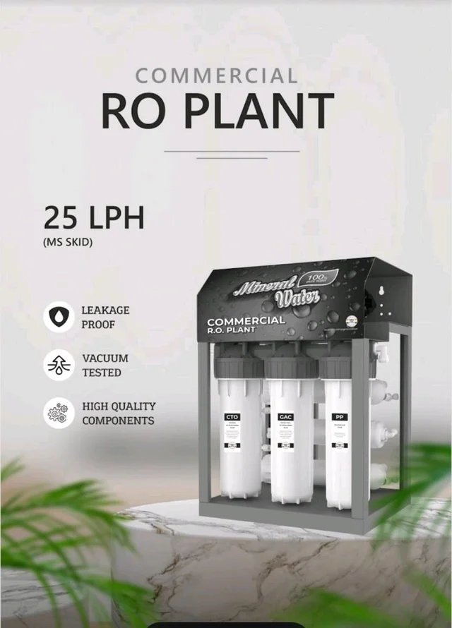 25 LPH RO COMMERCIAL PLANT