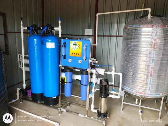 1000LPH  RO PLANT & 1000 LTRS CAPACITY SS TANK 