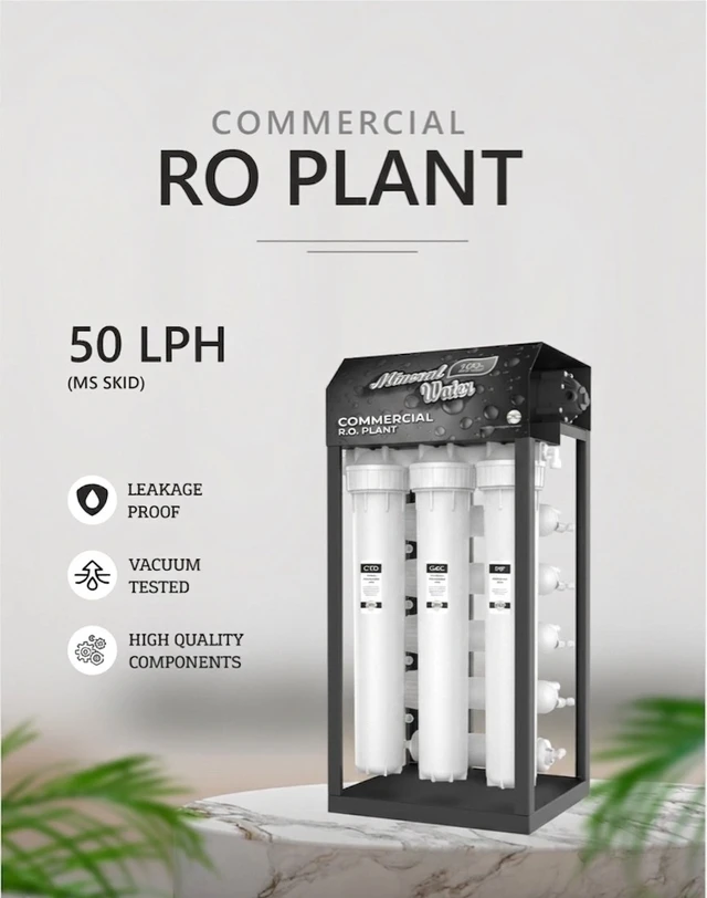 RO COMMERCIAL 50 LPH  PLANT
