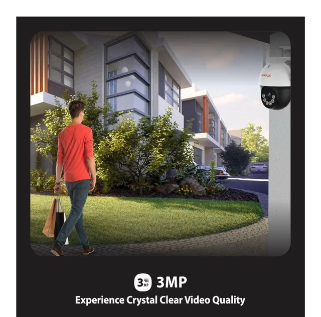 CP PLUS 3MP Outdoor CCTV Camera for Home | 4G SIM-Based Wireless Security Camera | CTC Cyber Secure Tech | Human Detection | Motion Alerts | IR Night Vision 30M | SD Card Recording |