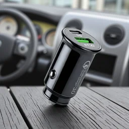 UniBoss Superfast Mini Car Charger - Black