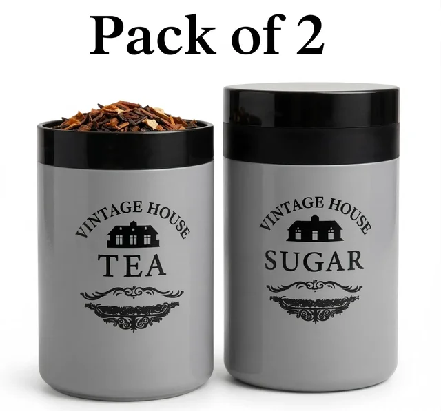 Tea Sugar Container Set of 2