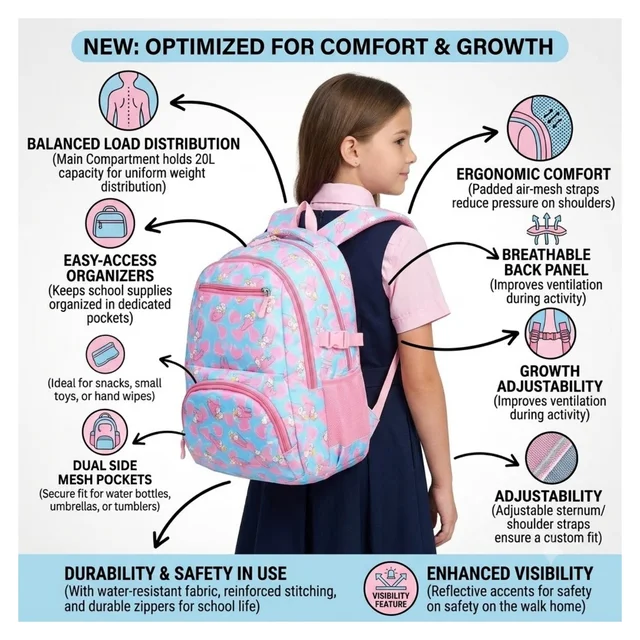 Backpack Bag School College Office Laptop