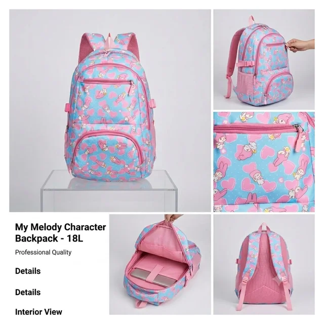 Backpack Bag School College Office Laptop