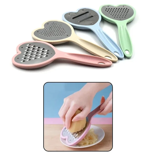Vegetable Grater set of 4 Heart Shaped