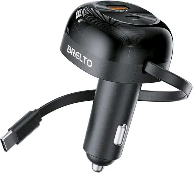 Brelto 85 Watt Retractable Car Charger