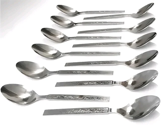 VedaQ Set Of 12 Designed Table Spoons