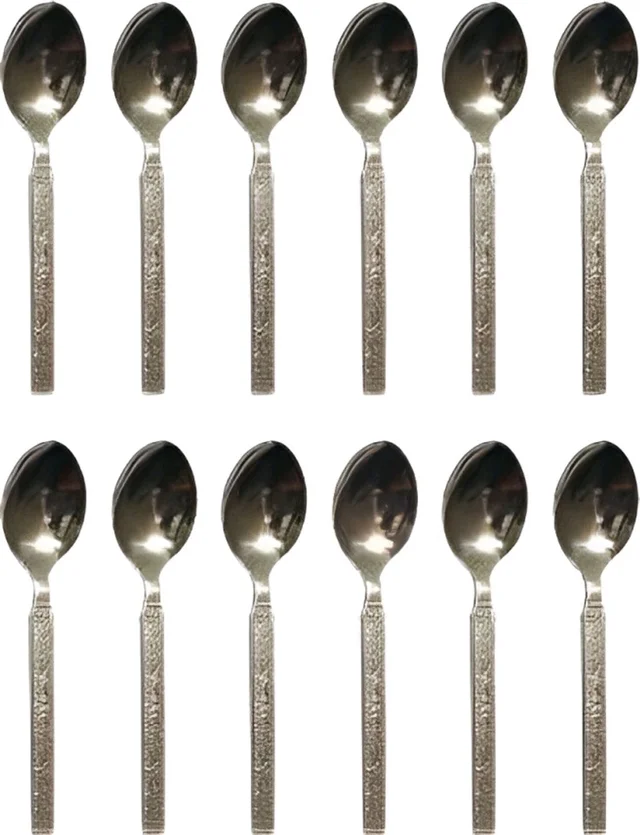 VedaQ Set Of 12 Designed Table Spoons