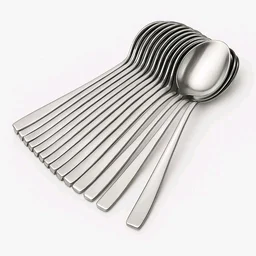 VedaQ Set Of 12 Premium Plain Table Spoons