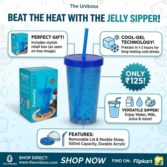 VedaQ Sipper Water Bottle