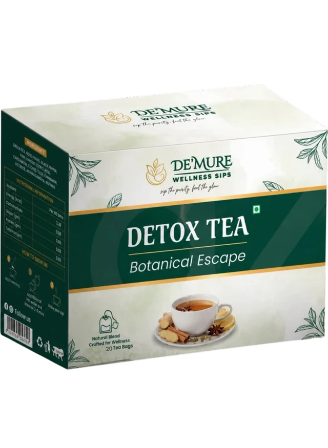 De’Mure Detox Tea (Pack Of 20 Tea Bags)