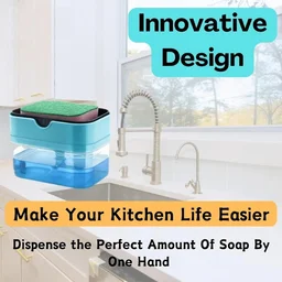 Kitchen Soap Dispenser with Sponge