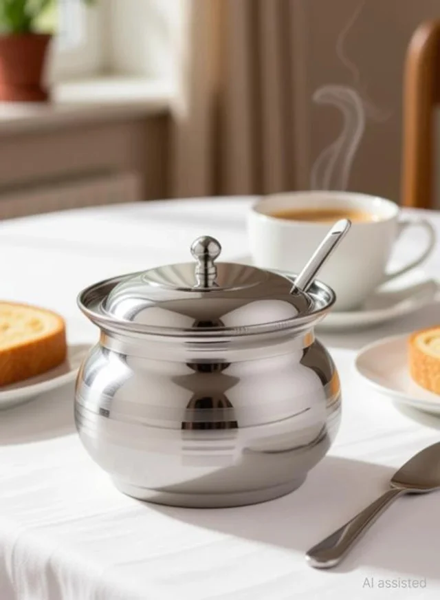 Steel Ghee Pot