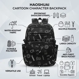 Backpack Bag School College Office Laptop