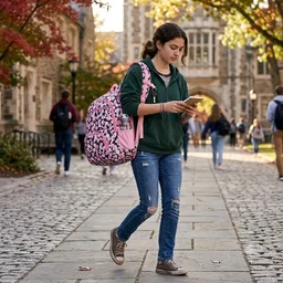 Backpack Bag School College Office Laptop
