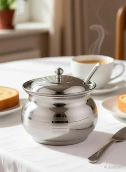 Steel Ghee Pot