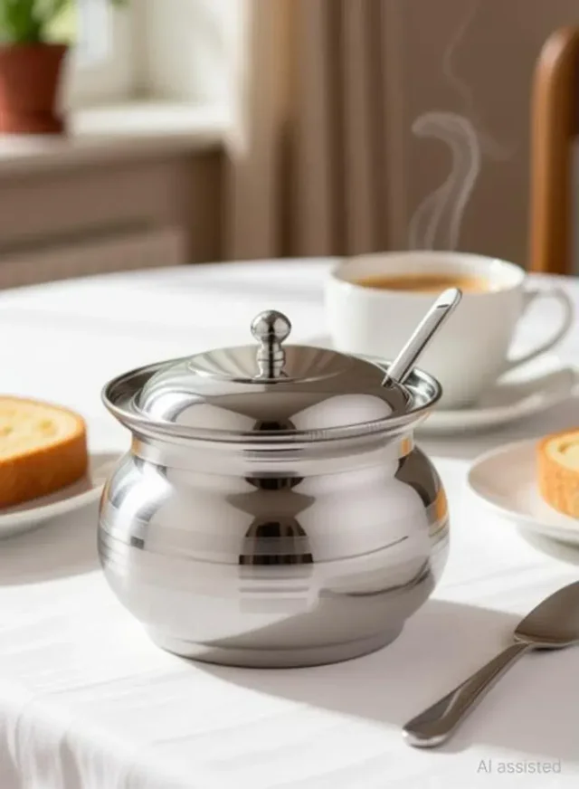 Steel Ghee Pot