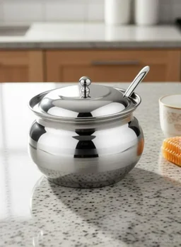 Steel Ghee Pot