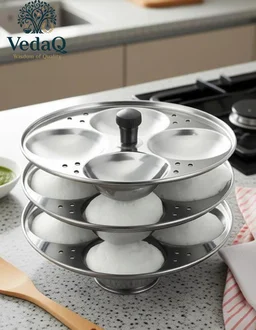 VedaQ 3 Layer Idli Maker