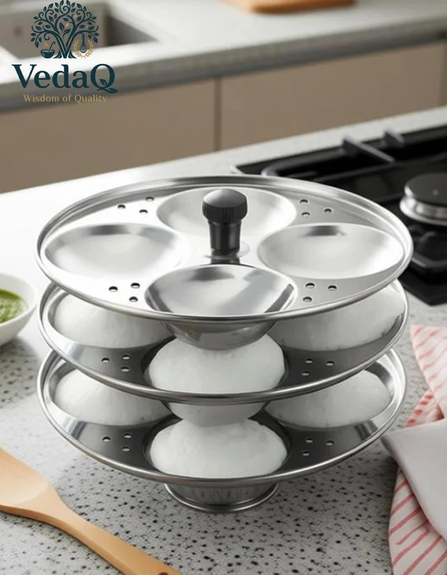VedaQ 3 Layer Idli Maker